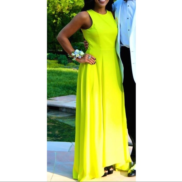 NAVEN/Revolve Neon Gown - Picture 4 of 5
